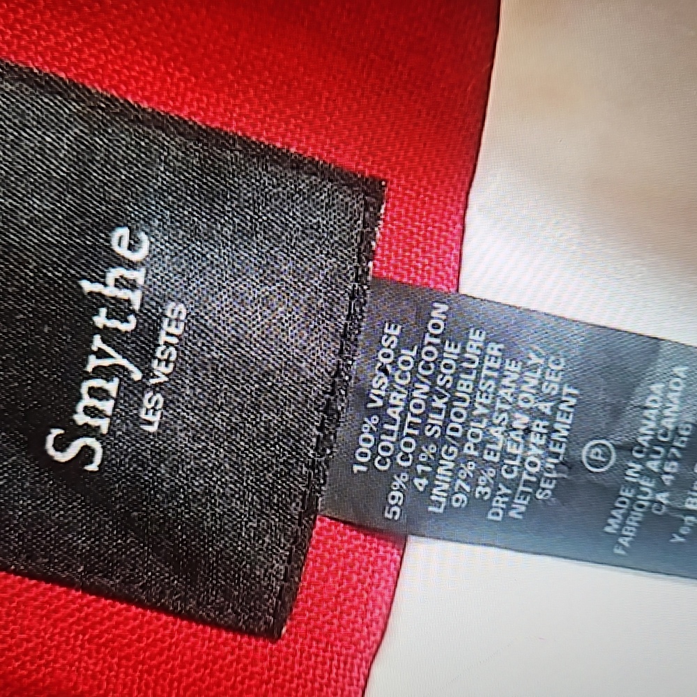 Smythe Red Blazer - Picture 7 of 7